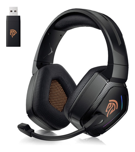 Audífonos Diadema C07W EasySMX Negro 2.4GHZ Inalámbricos Sonido Envolvente Micrófono Con Cancelación De Ruido
