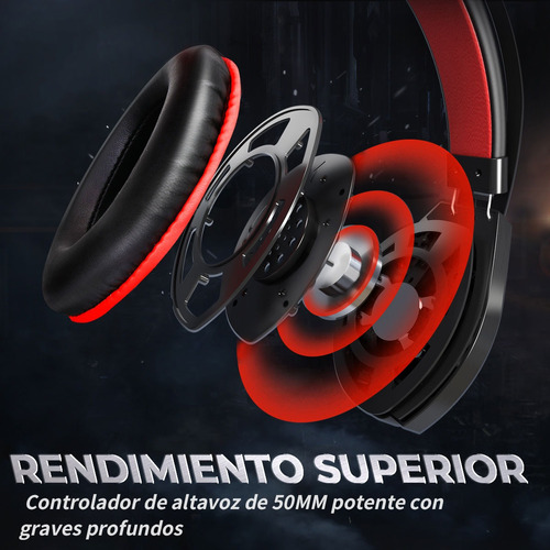 Audífonos Gamer Alámbricos Diadema Led Con Para Juegos Mic
