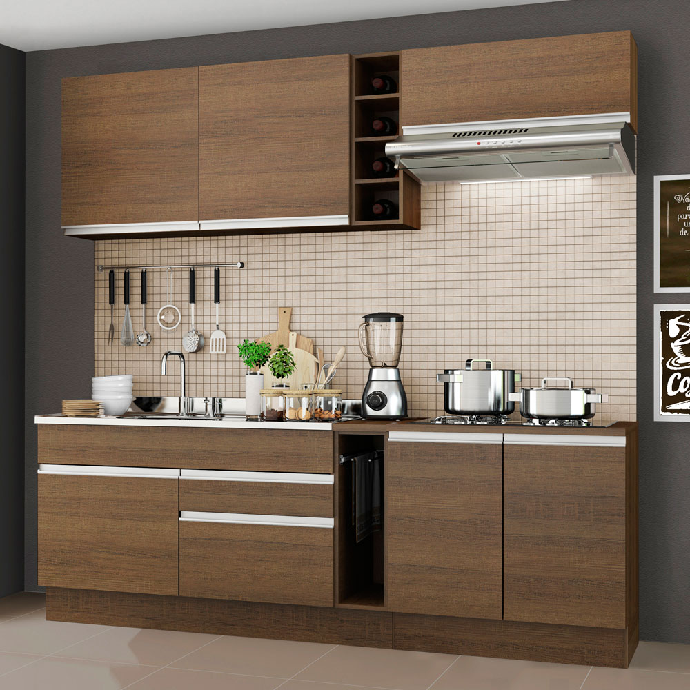 Cocina Integral Modular Madesa Parma 220cm MM.