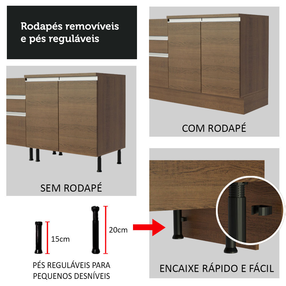 Cocina Integral Modular Madesa Parma 220cm MM.