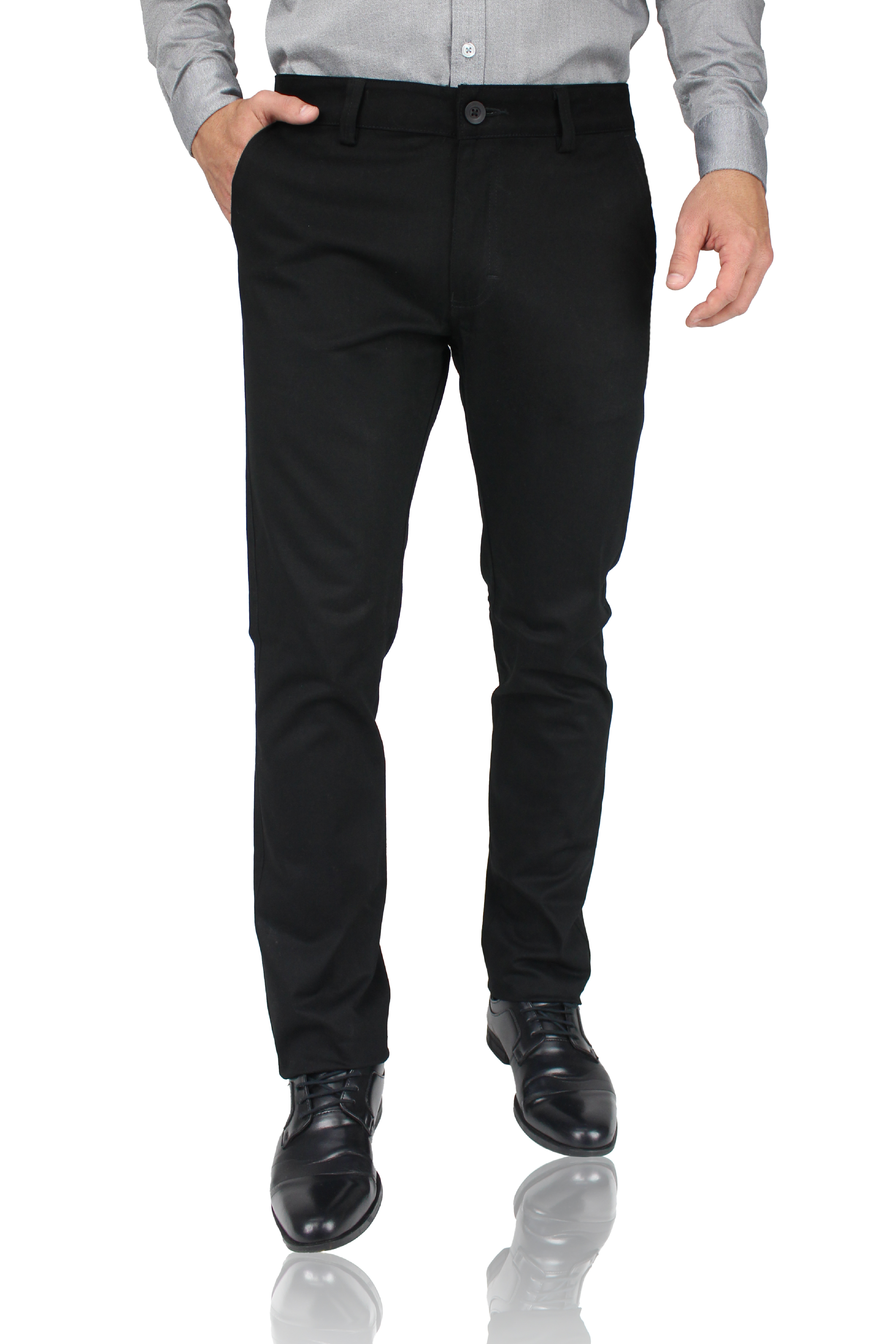 Pantalón de vestir para hombre corte Slim fit marca Rams Cottons