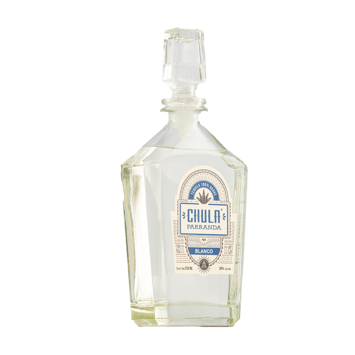 Tequila Chula Parranda Blanco 750 Ml