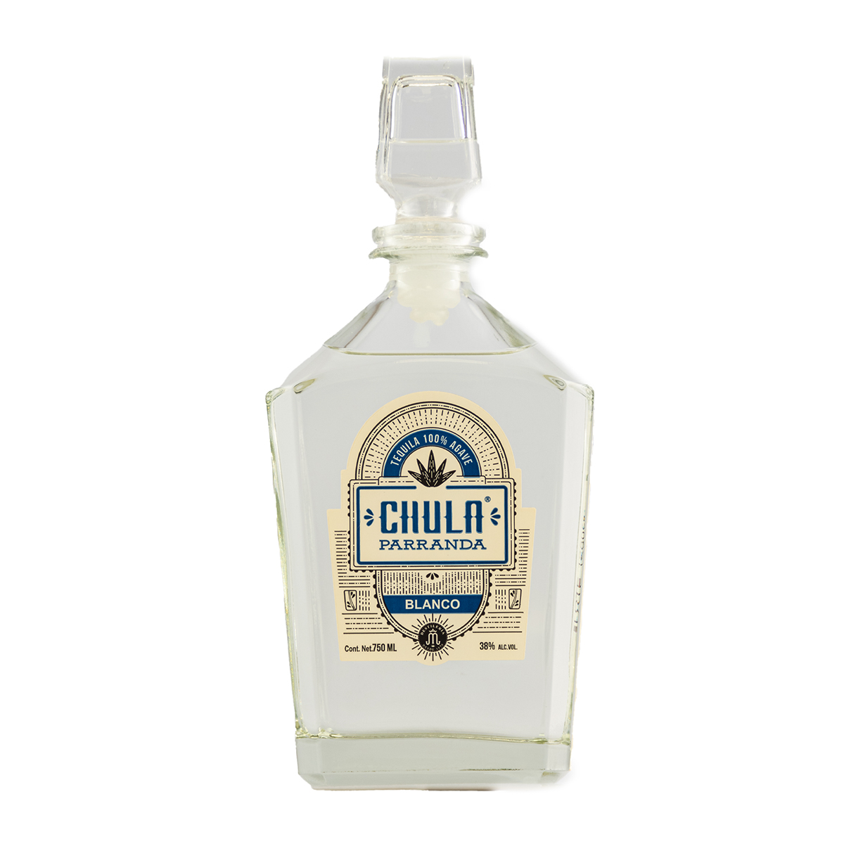 Tequila Chula Parranda Blanco 750 Ml