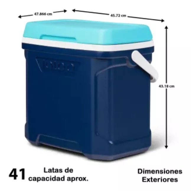 Hielera Igloo Contour 28 Litros 30 Qt 41 Latas.