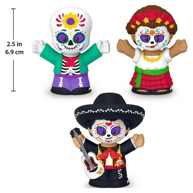 Figura Colección Little People Collector Día de Muertos Set Original Regalo.