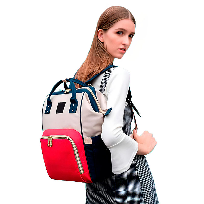 Mochila Pañalera Multiusos Bebes .