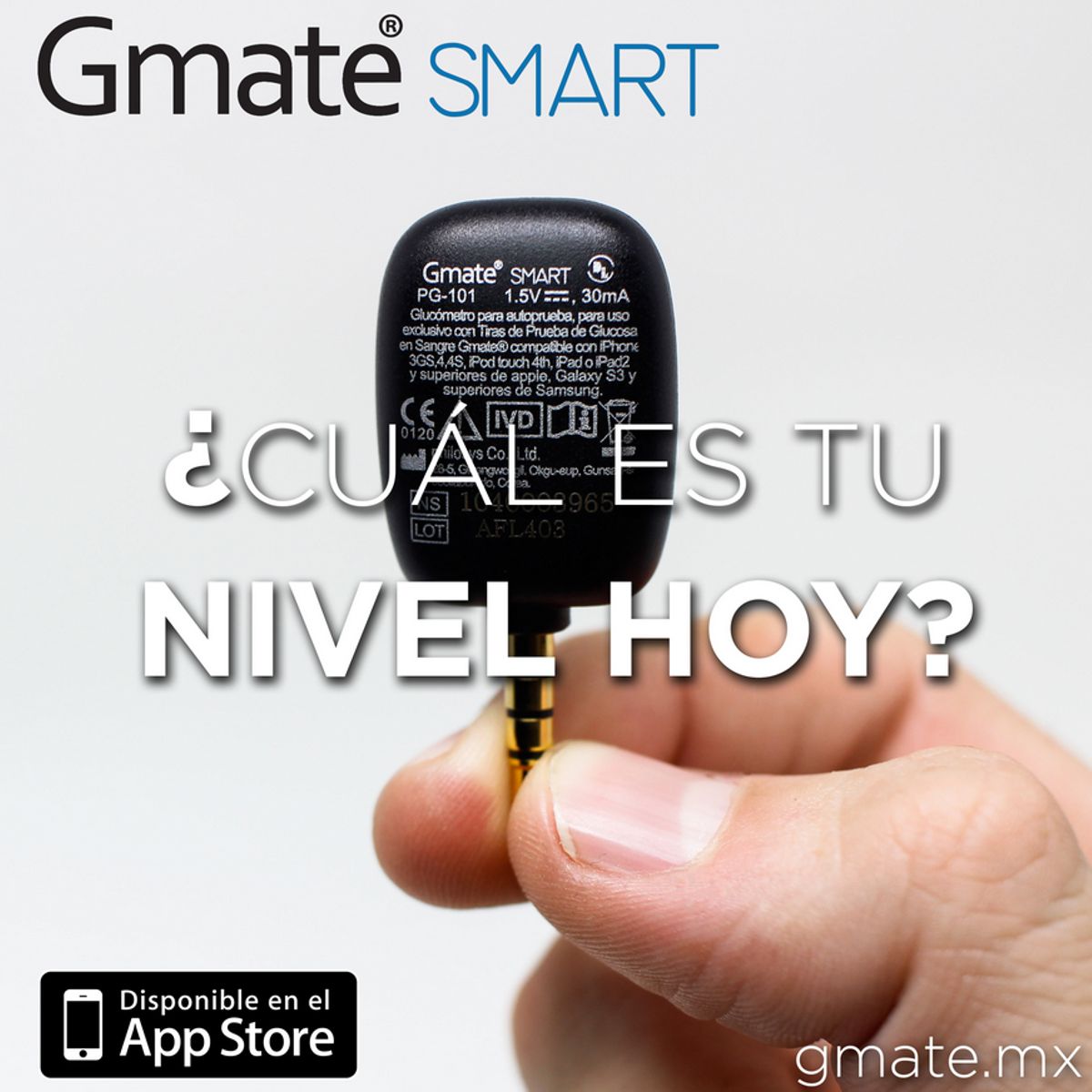 Tiras reactivas Gmate caja c/50 tiras DL.