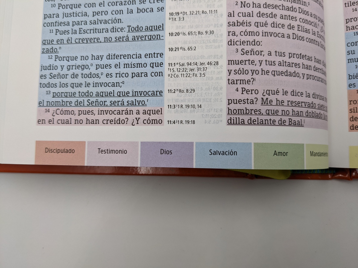 Biblia RV60 De Estudio Arcoíris, Multicolor Tapa Dura Ilustrado