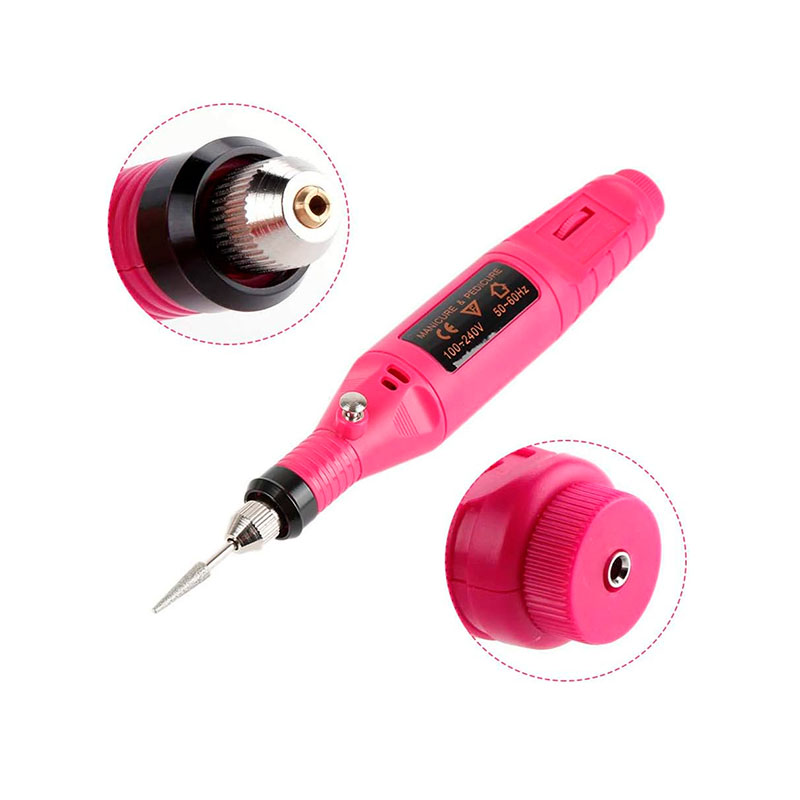 Pulidor De Uñas Estudiantil Drill Rosa.