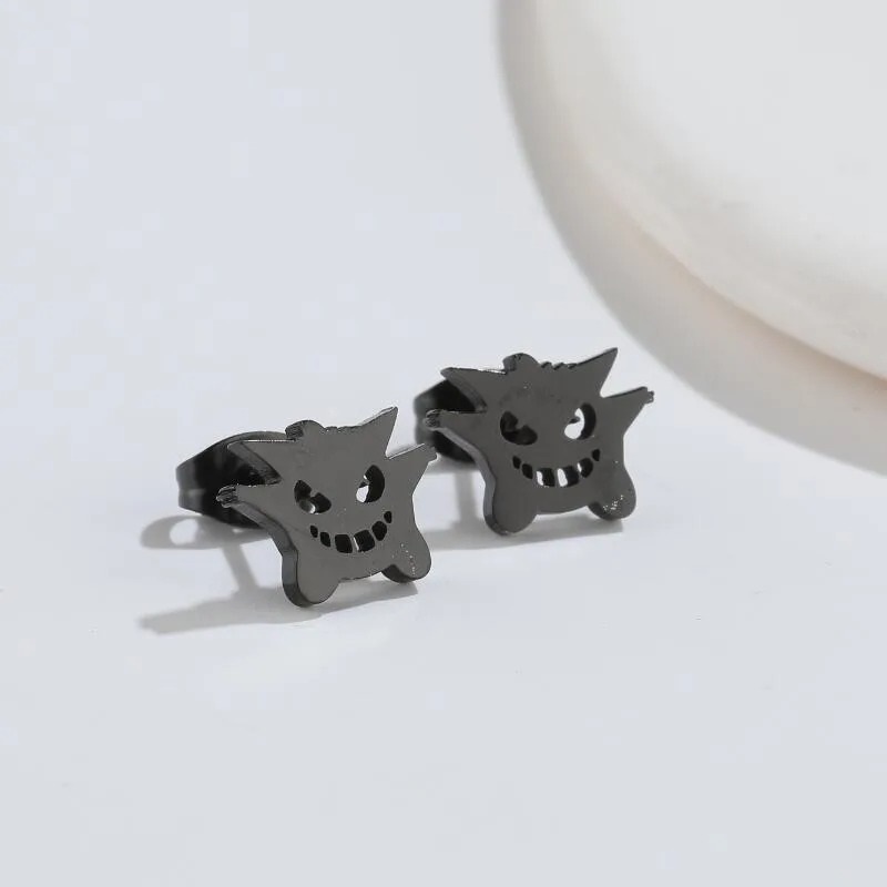 Aretes Pendientes Anime Gengar Moda Fiesta Regalo
