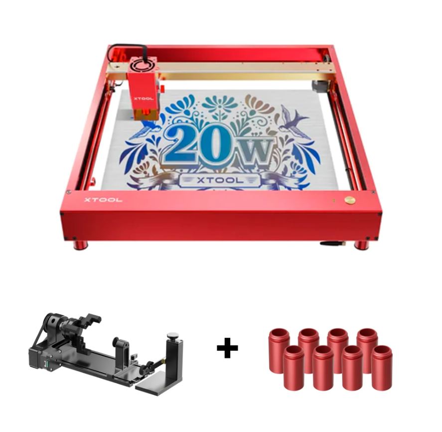 Cortador y grabador Laser xTool D1 Pro20W Kit TLP