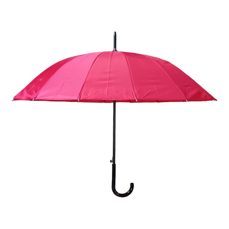 Paraguas sombrilla Automático Bastón Tela 90cm diam.  lluvia sol 2454