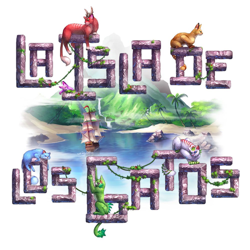 La Isla de los Gatos Español Maldito Games Juego 1 a 4 Jugadores