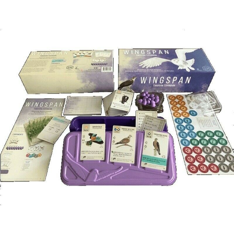 Wingspan Expansión Europea Español Maldito Games Juego 1 a 5 Jugadores