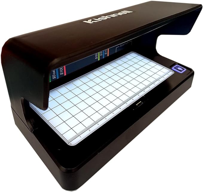 A Detector de billetes falsos con detección magnética y UV, detector de dinero falsificado, comprobador de detector de dinero falsificado, Kishnell