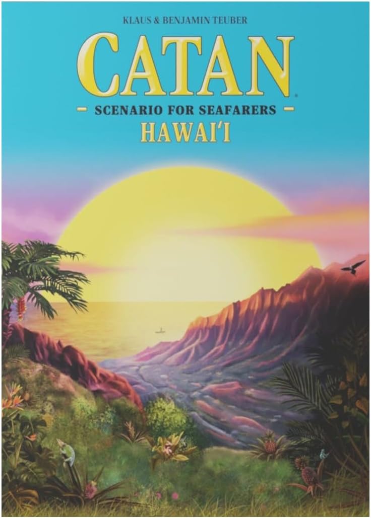 Catan Escenario Hawai'i Inglés Catan Juego 3 a 4 Jugadores
