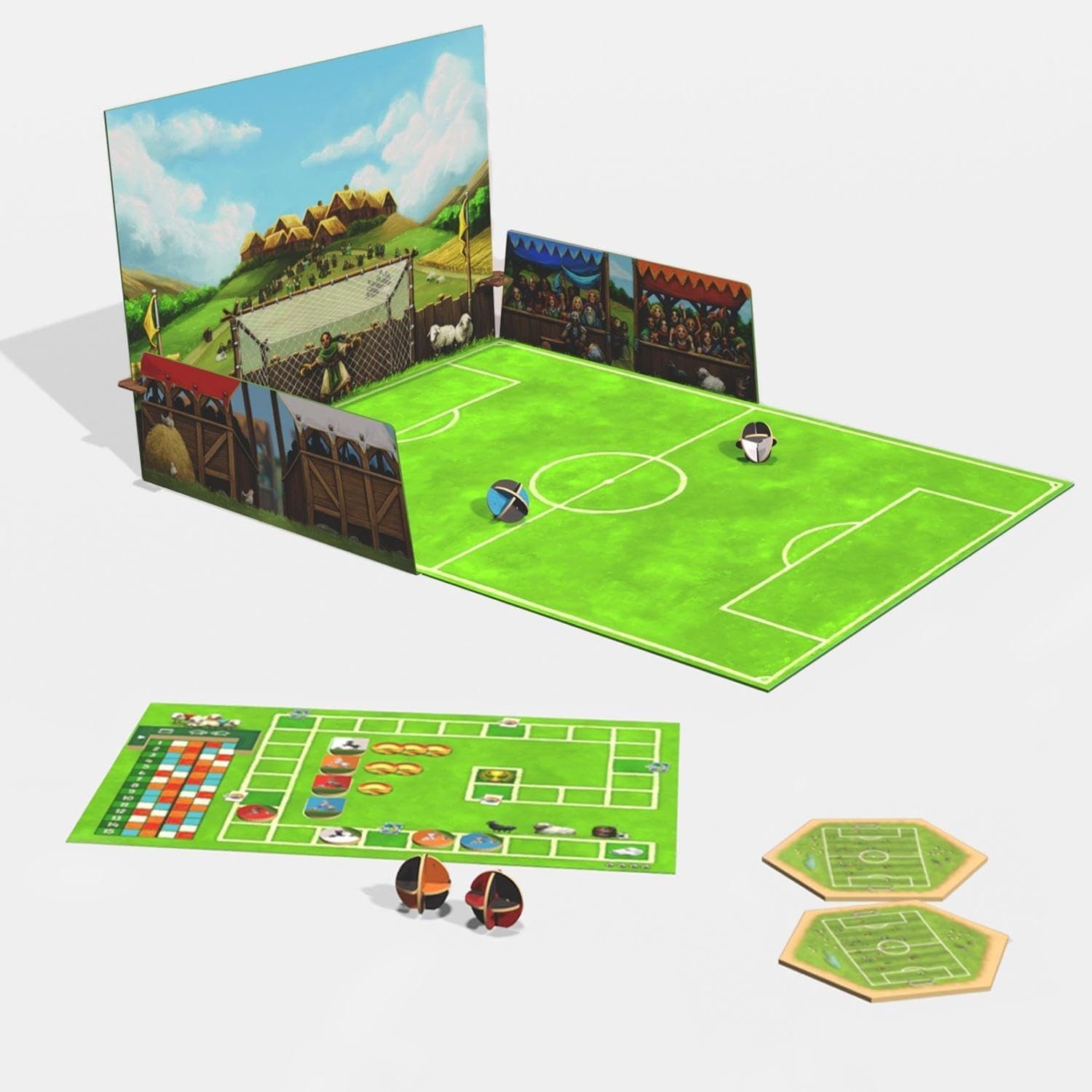 Catan Escenario Fiebre Futbol Inglés Catan Juego 3 a 4 Jugadores