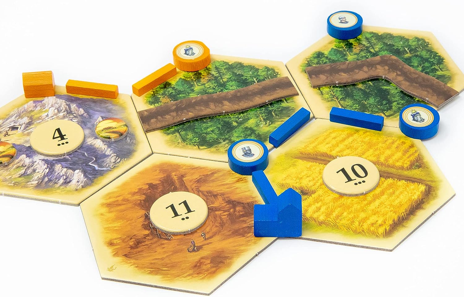 Catan Tesoros, Dragones Y Aventureros Inglés Catan Juego 3 a 4 Jugadores.