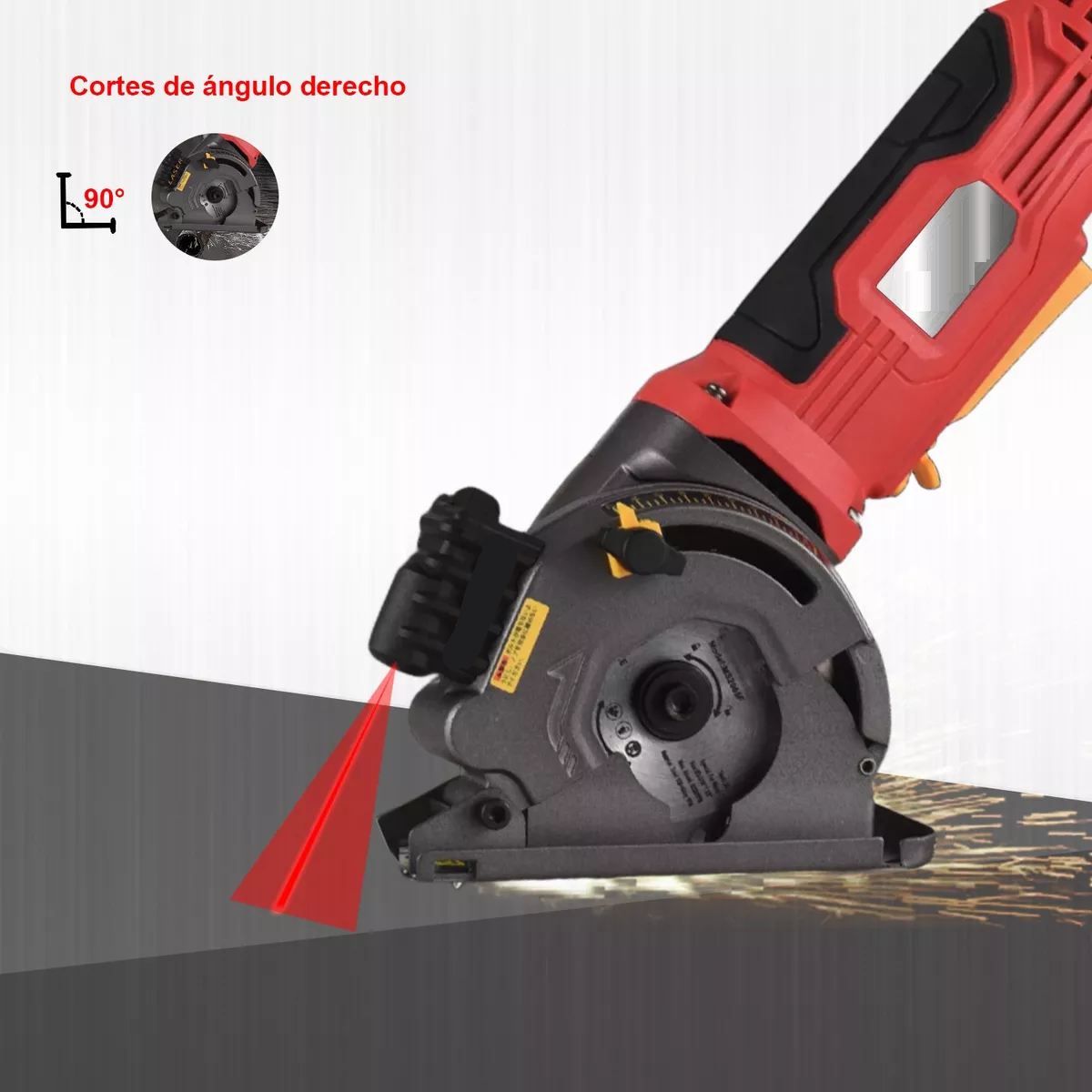 Mini Sierra Circular Compacta 480w Con Corte Por Láser