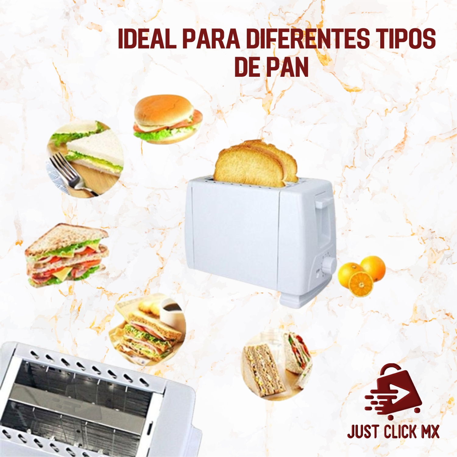 Tostadora Eléctrica 2 Rebenadas