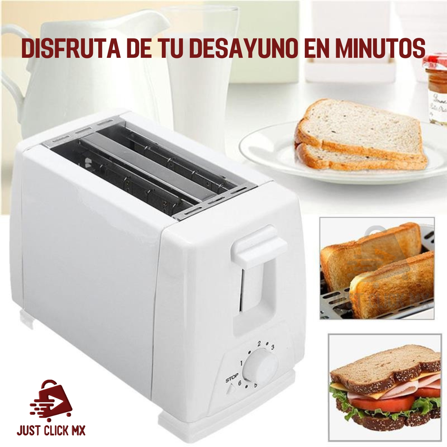 Tostadora Eléctrica 2 Rebenadas