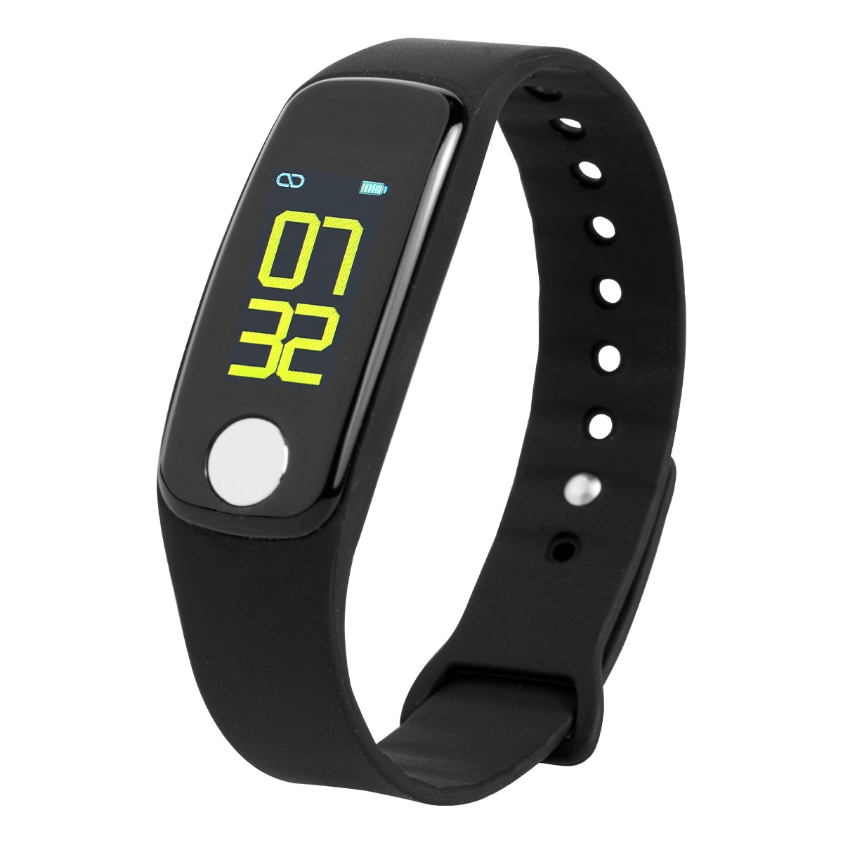 Fitness Band Touch Green Leaf Con Notificaciones Gfb-2025.