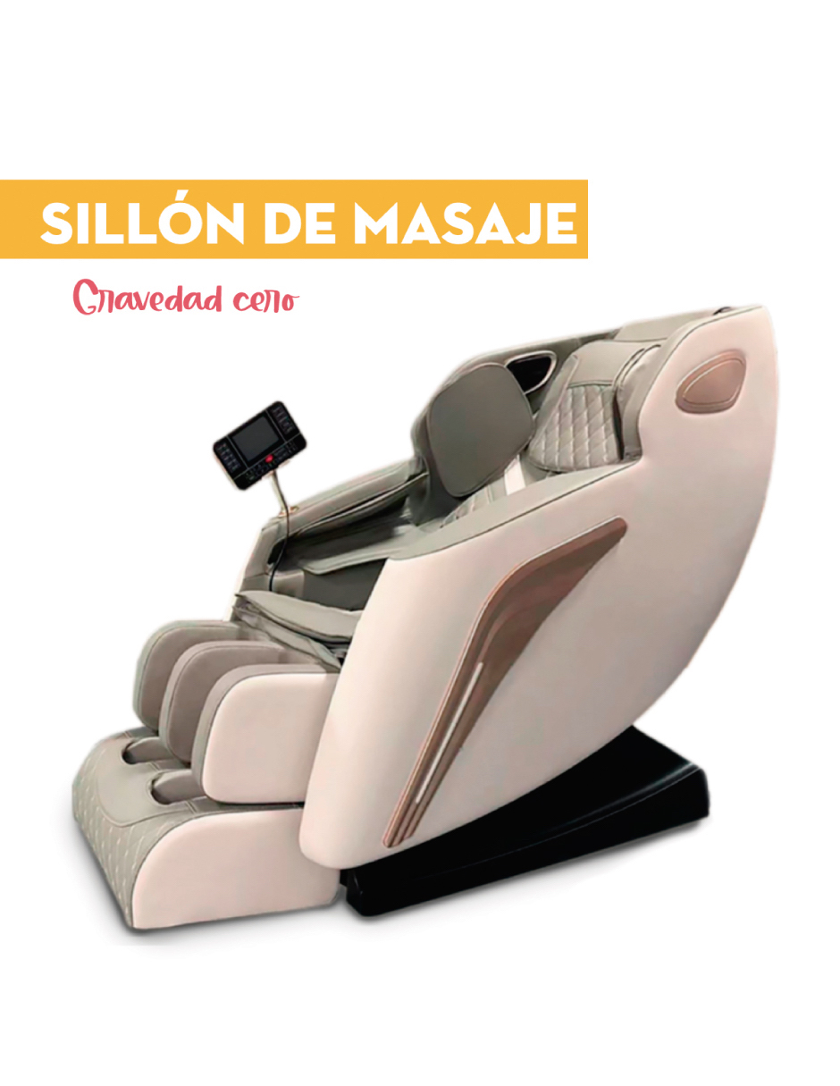 Sillón De Masaje Con Pantalla Integrada (Conexión inalámbrica para música Wifi) gravedad cero 