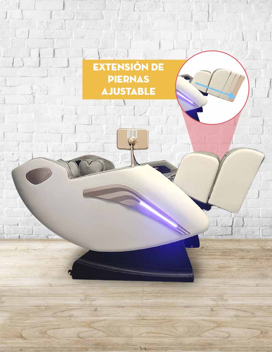 Sillón De Masaje Con Pantalla Integrada (Conexión inalámbrica para música Wifi) gravedad cero 