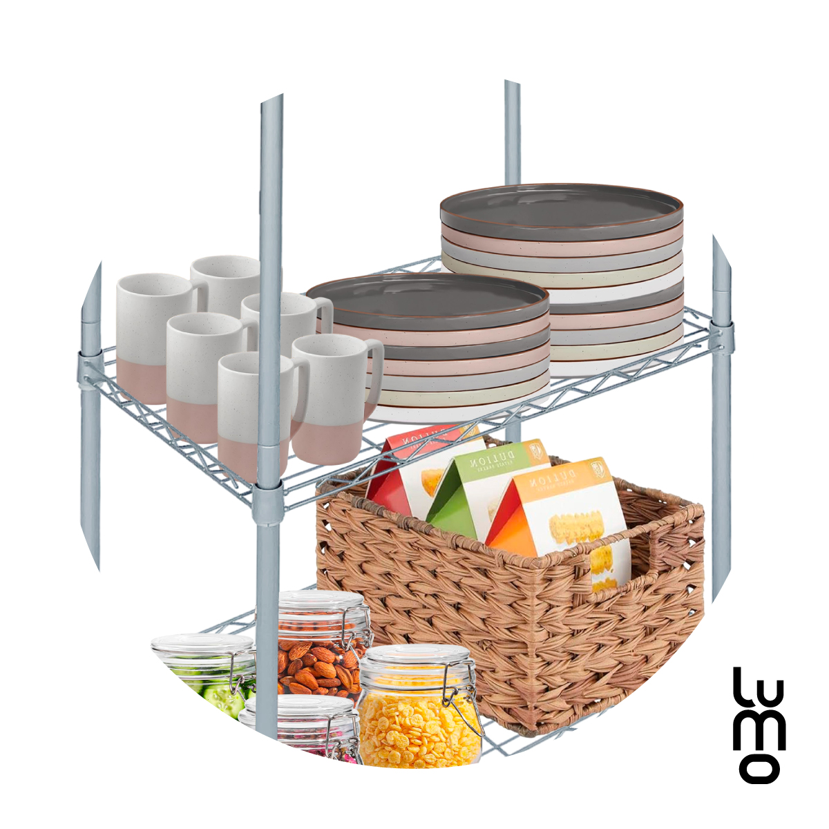 Rack  Estante Metálico Multiusos Con Repisas 5 Niveles.