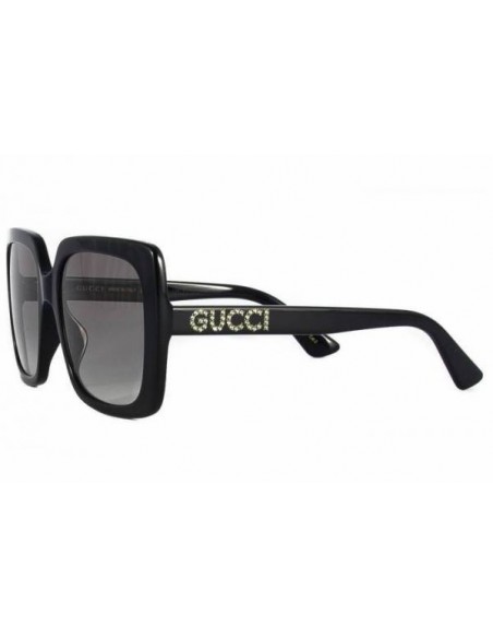 Gucci Gg0418s 001 Square Shape Glitters Negro Degradado original