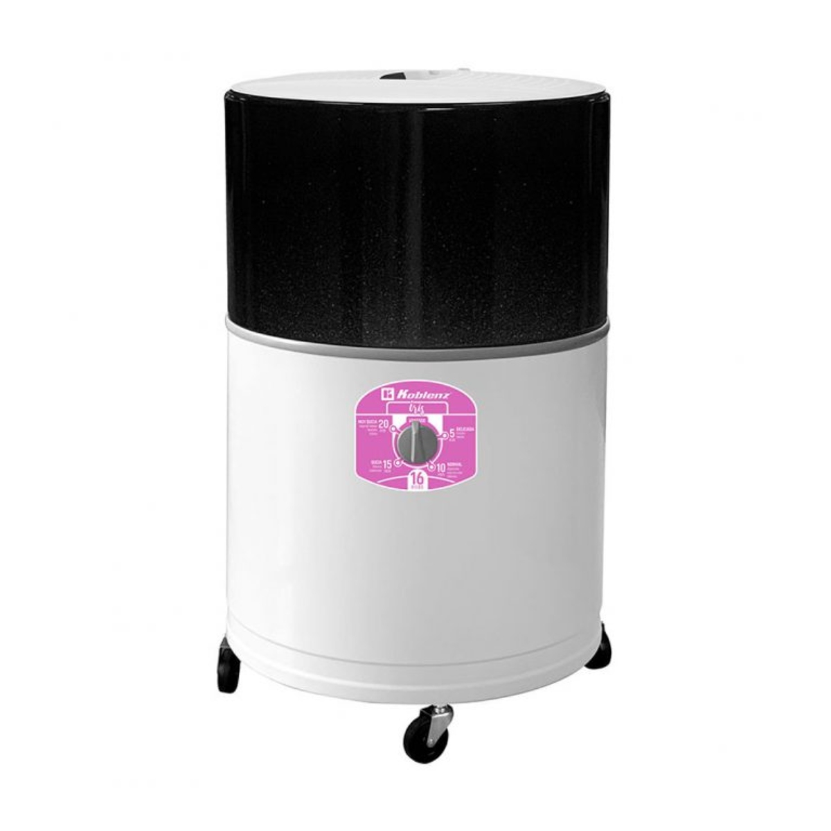 Lavadora Redonda Koblenz LRK 16I IRIS 16KG Negro/Blanco ORTY*
