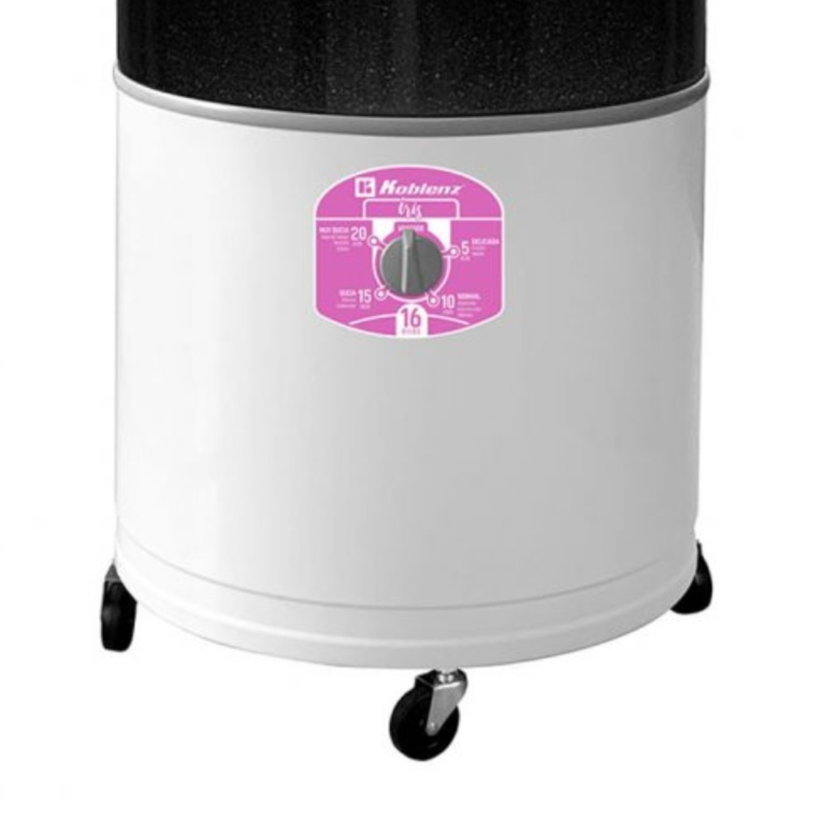 Lavadora Redonda Koblenz LRK 16I IRIS 16KG Negro/Blanco ORTY*