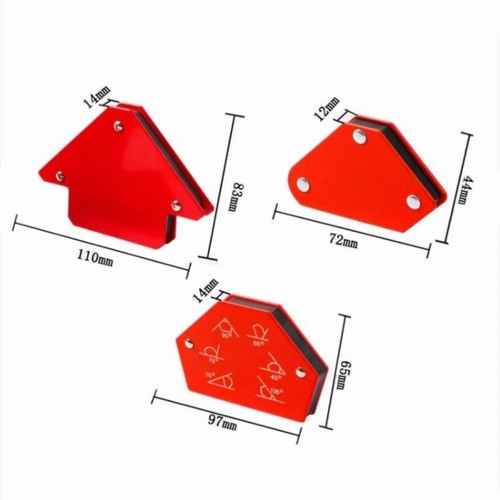 Kit De 6 Escuadra Magnética Para Soldar