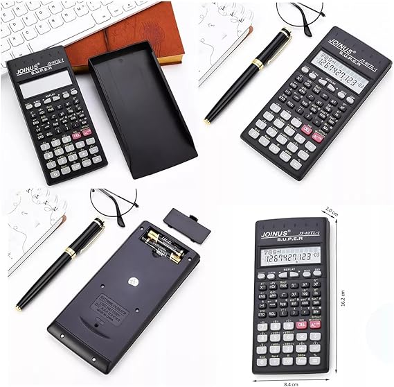 A MOXIMX Calculadora Científica, Calculadoras Batería, Calculadora Matemática Financiera con 240 Funciones, para Estudiantes universitarios de Secundaria.