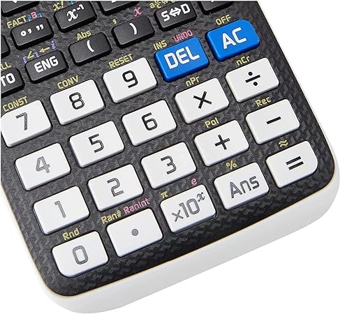 A MOXIMX Calculadora Científica, Calculadoras Solares y Batería, Calculadora Matemática Financiera con 522 Funciones, Pantalla LCD Grande, para Estudiantes universitarios de Secundaria y Uso en Oficina.