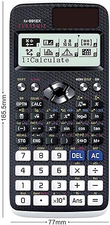 A MOXIMX Calculadora Científica, Calculadoras Solares y Batería, Calculadora Matemática Financiera con 522 Funciones, Pantalla LCD Grande, para Estudiantes universitarios de Secundaria y Uso en Oficina.