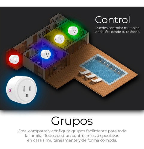3pz Enchufe Inteligente Wifi Smart Plug Alexa Google Home