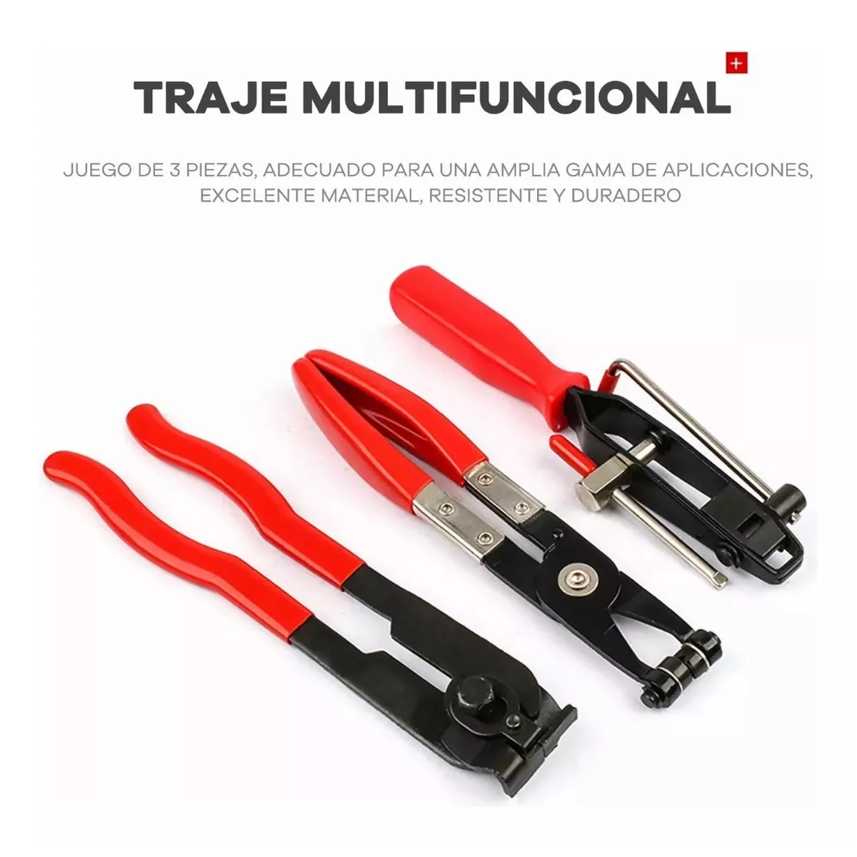 Pinza Para Abrazadera De Manguera 3 Piezas