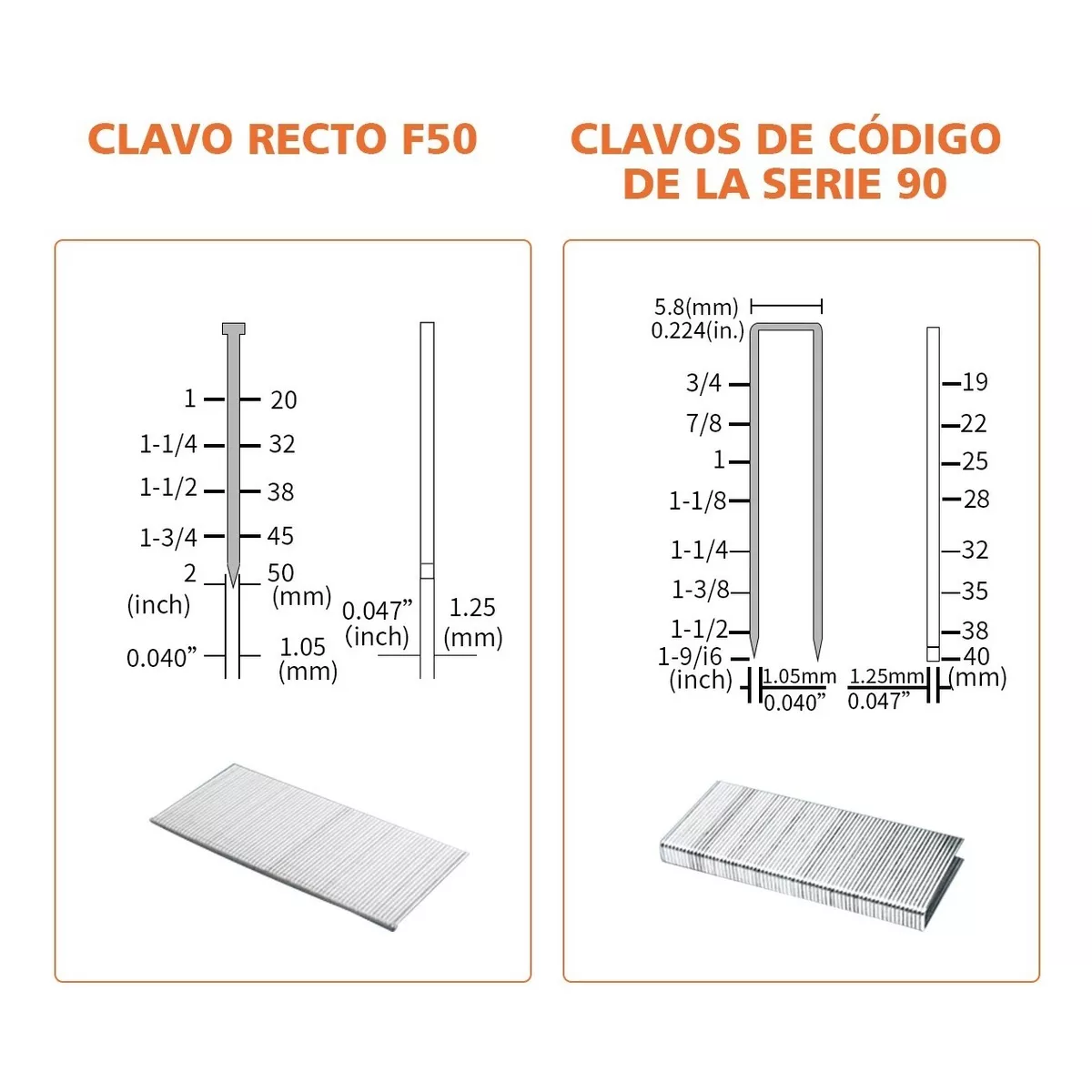 Clavadora Neumática Teeno Profesional, Calibre 18