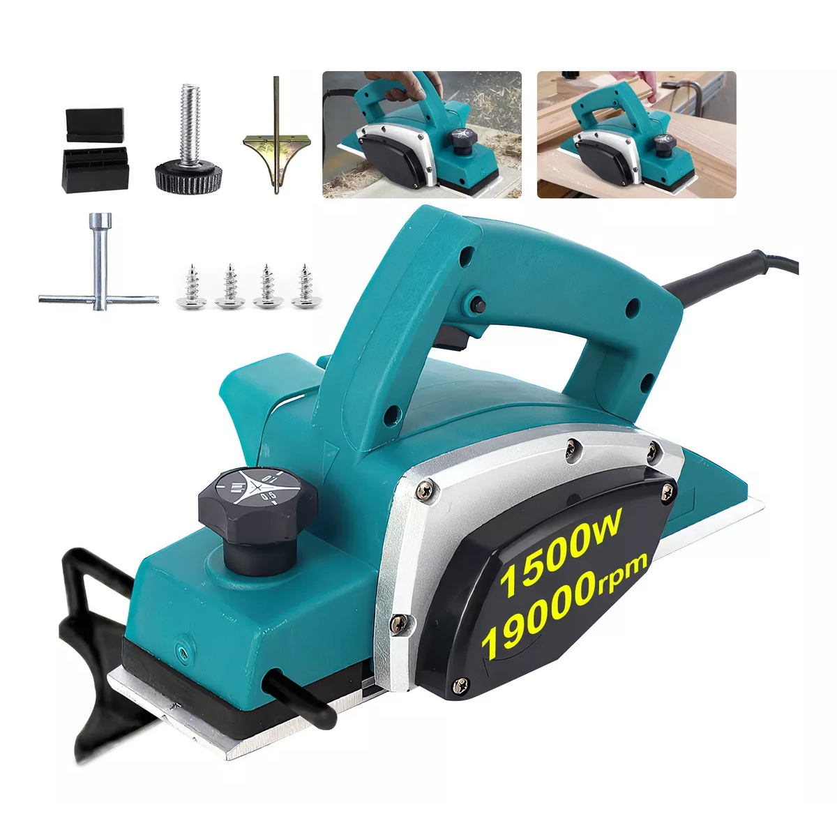 Cepilladora Eléctrica Para Madera Cepillo Profesional 1100w