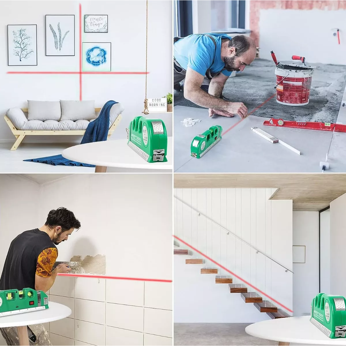 Nivel Láser Línea Profesional Fixit Level Pro 3 2.5m Shawty