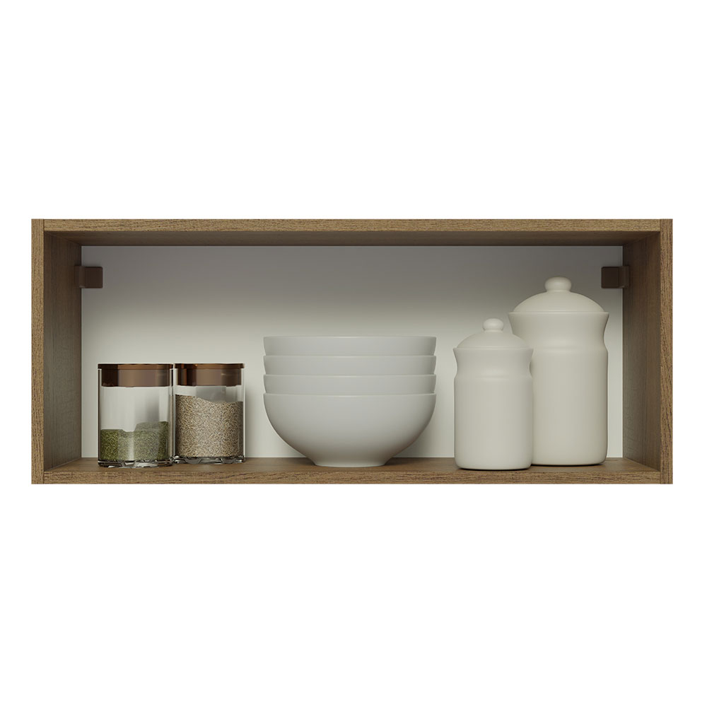 Alacena Gabinete Superior Cocina Madesa Lux 80cm 1 Puerta MG.