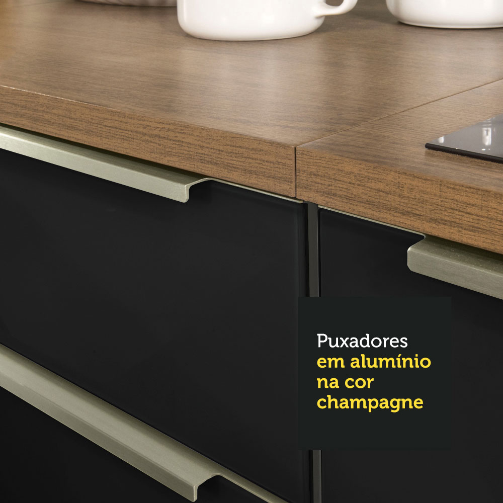 Mueble de Cocina Puerta-Refrigerador Madesa Lux MN.