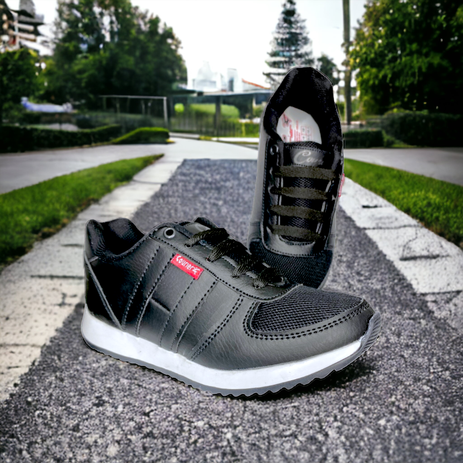 Tenis De Bebe Niño Negro Total Urbano Deportivo.