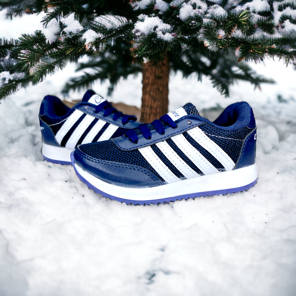 Tenis De Bebe Niño Azul Urbano Deportivo Malla.