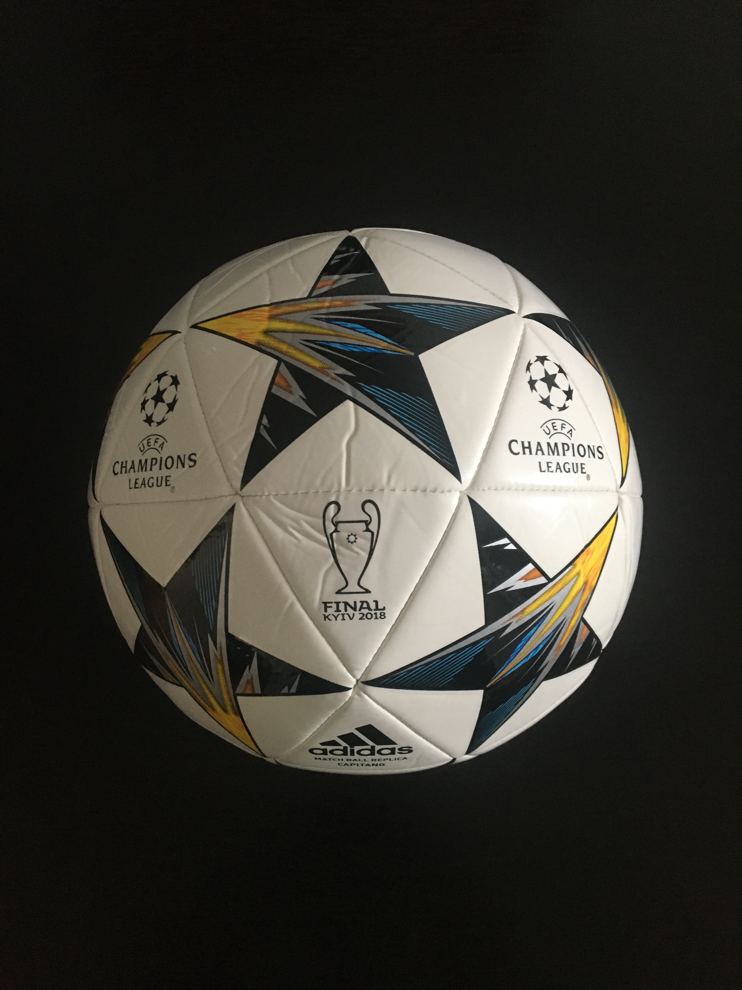 Nuevo! Balon Champions Estrellas Final Kiev Blanco Tamaño 5.