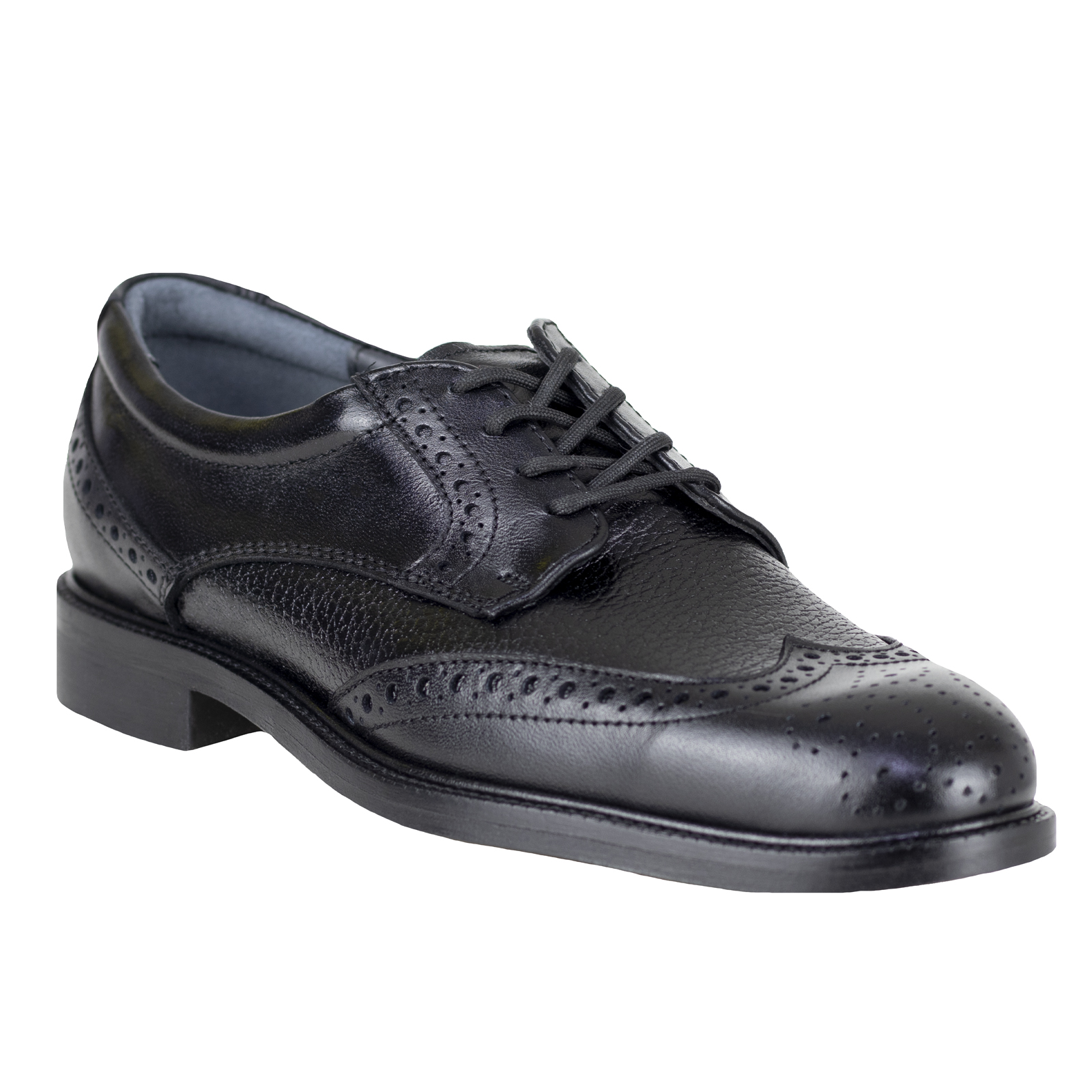 Zapato Bostoniano Negro Vestir Hombre Bond 81737 Suela De Cuero.