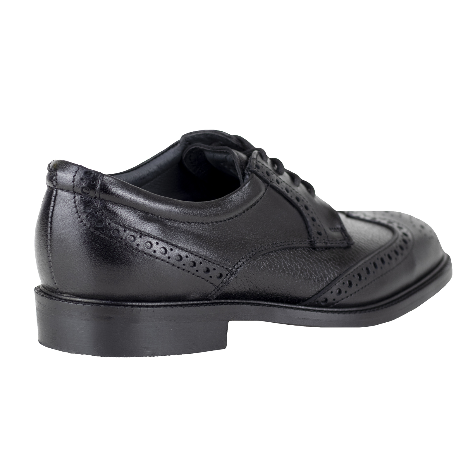 Zapato Bostoniano Negro Vestir Hombre Bond 81737 Suela De Cuero.