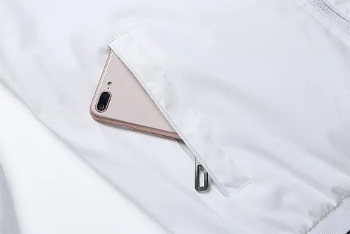 Chamarra Casual De Negocios Cuello Levantado Para Hombre.