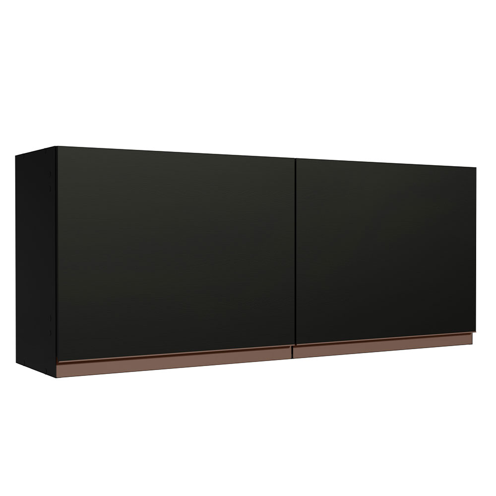 Alacena Gabinete Superior Cocina Madesa Reims 120cm Negro.
